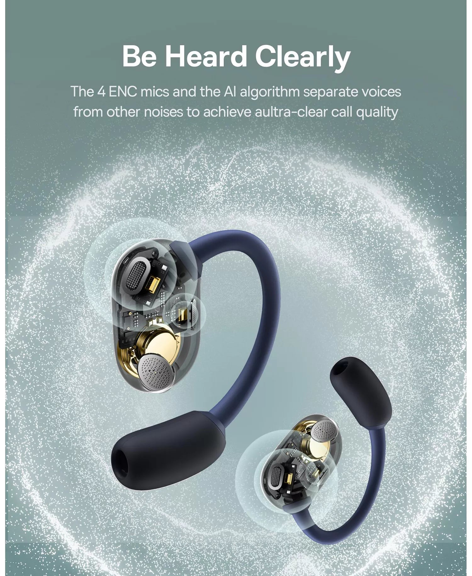 Baseus Eli Fit True Wireless Bluetooth 5.3 Open-Ear Sport Headphones , Black-7
