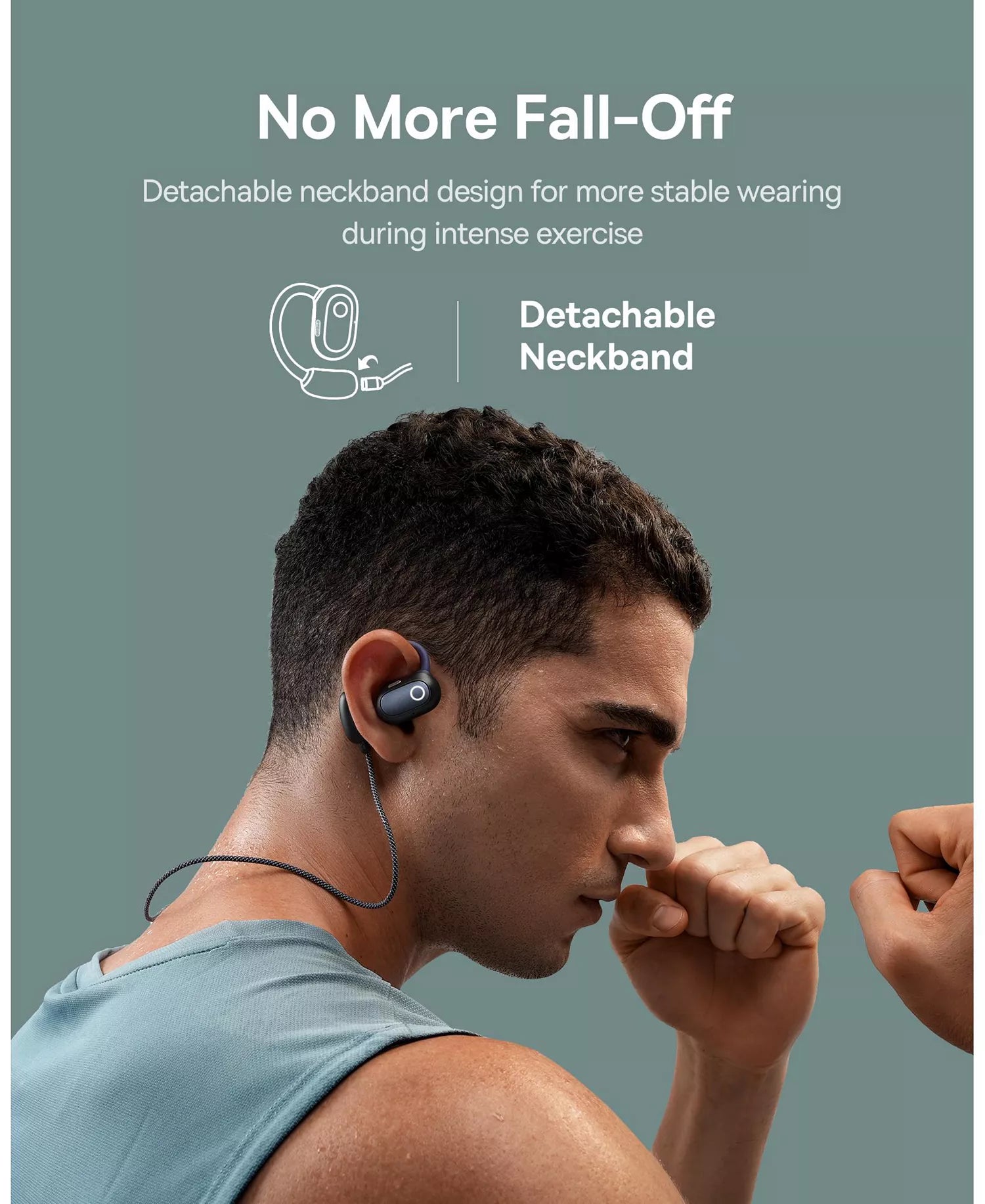 Baseus Eli Fit True Wireless Bluetooth 5.3 Open-Ear Sport Headphones , Black-8
