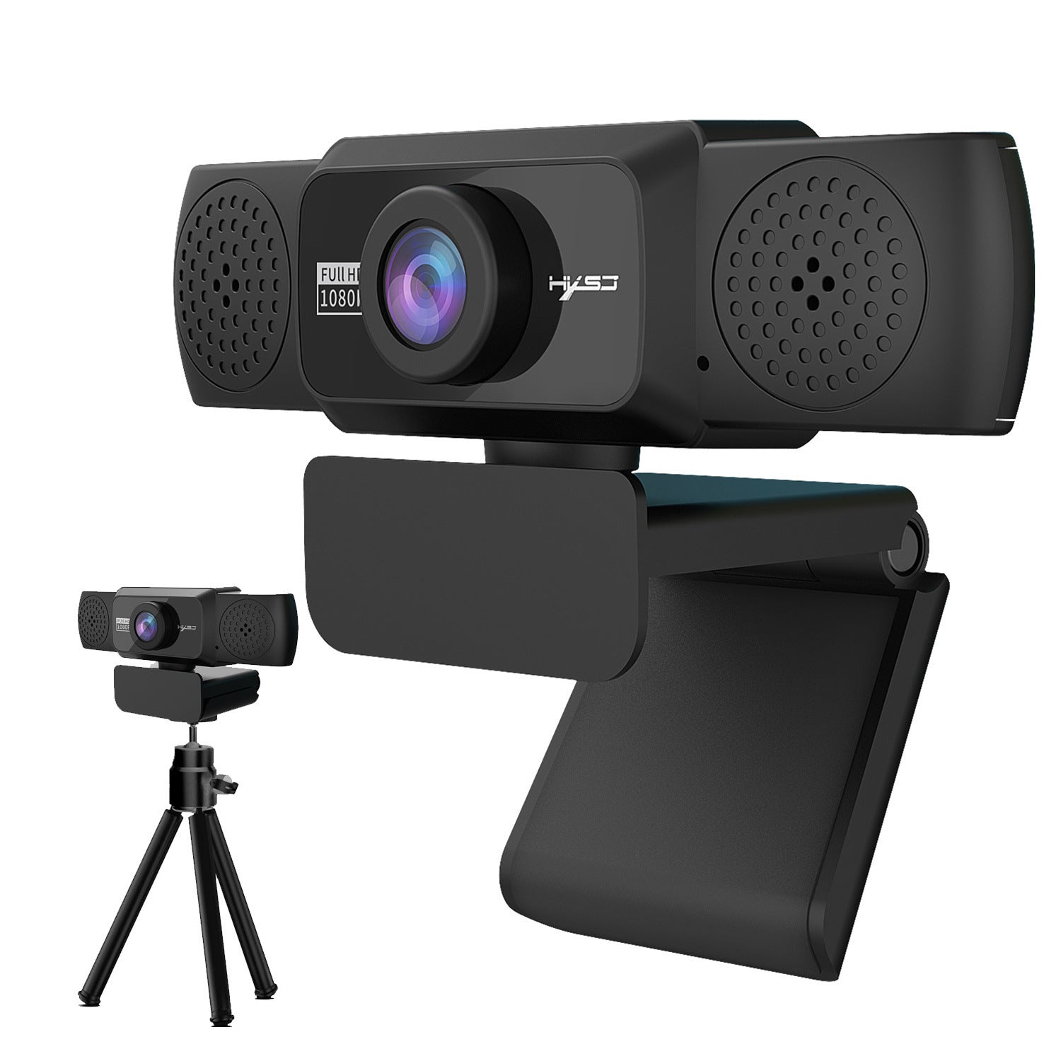 1080P high-definition computer camera with 360 degree rotatable video conferencing and live streaming of online courses-5
