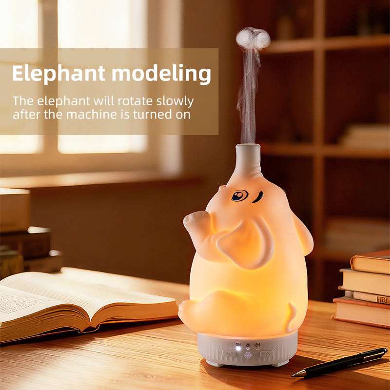 Home USB Rotating Elephant Aromatherapy Machine  Livingroom Humidifier-1