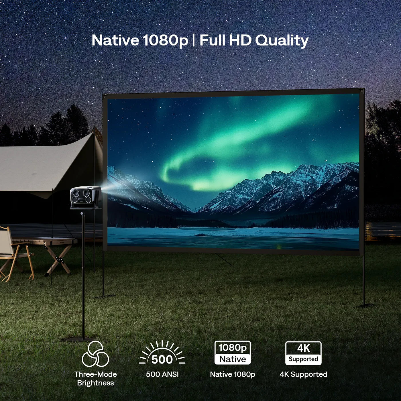 Aurzen BOOM mini Google TV Smart Projector-14