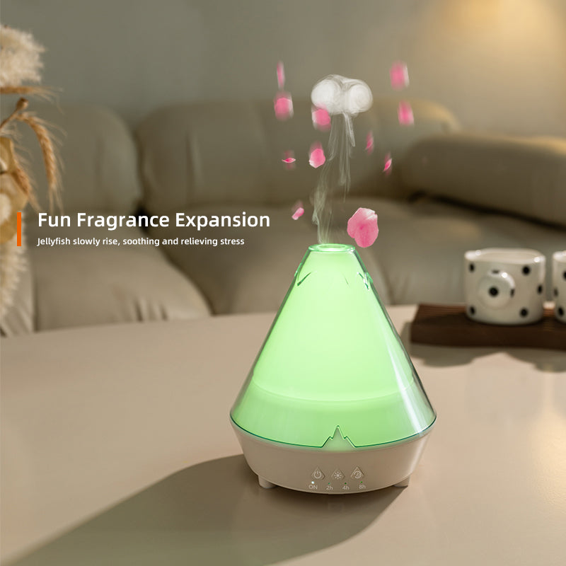 Home USB Volcanno Aroma Diffuser Humidifier Bedroom Colorful Indoor
