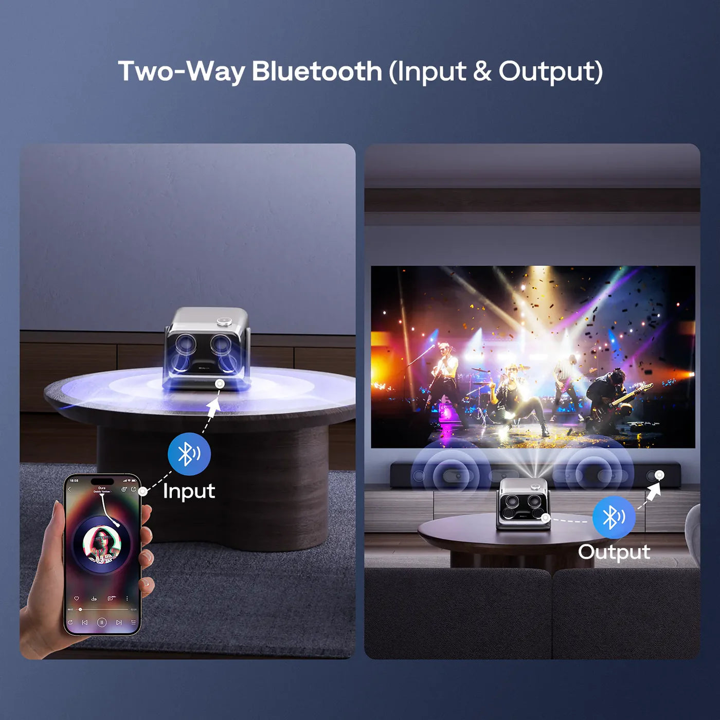 Aurzen BOOM mini Google TV Smart Projector-7