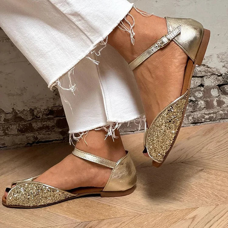 BECKY | LOW SANDAL WITH ANKLE STRAP-3