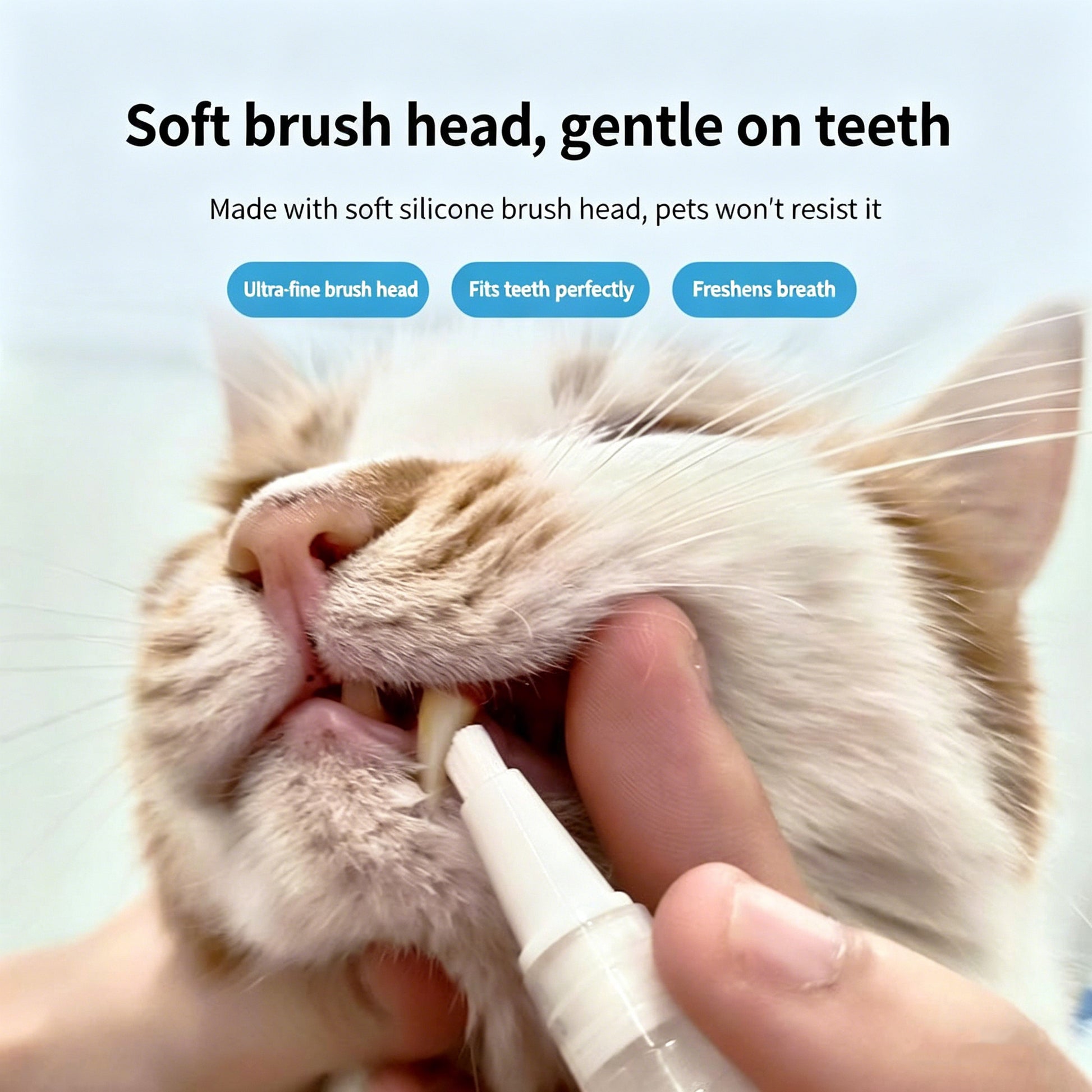 Pet Dental Cleaning Pen Cats & Dogs Teeth Cleaning Tool Breath Freshener Toothbrush-1