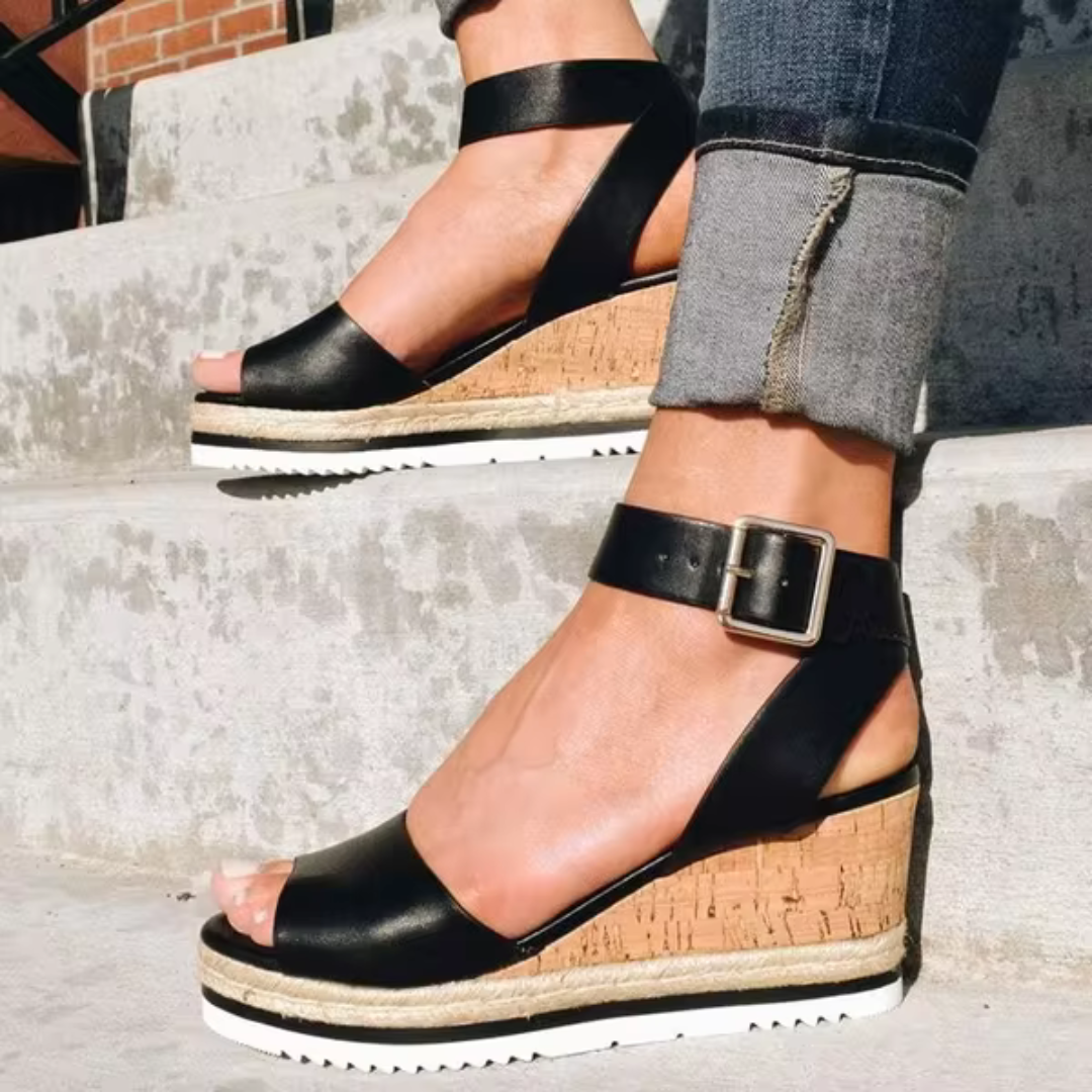 Cassandra | Stylish Wedge Sandals-2