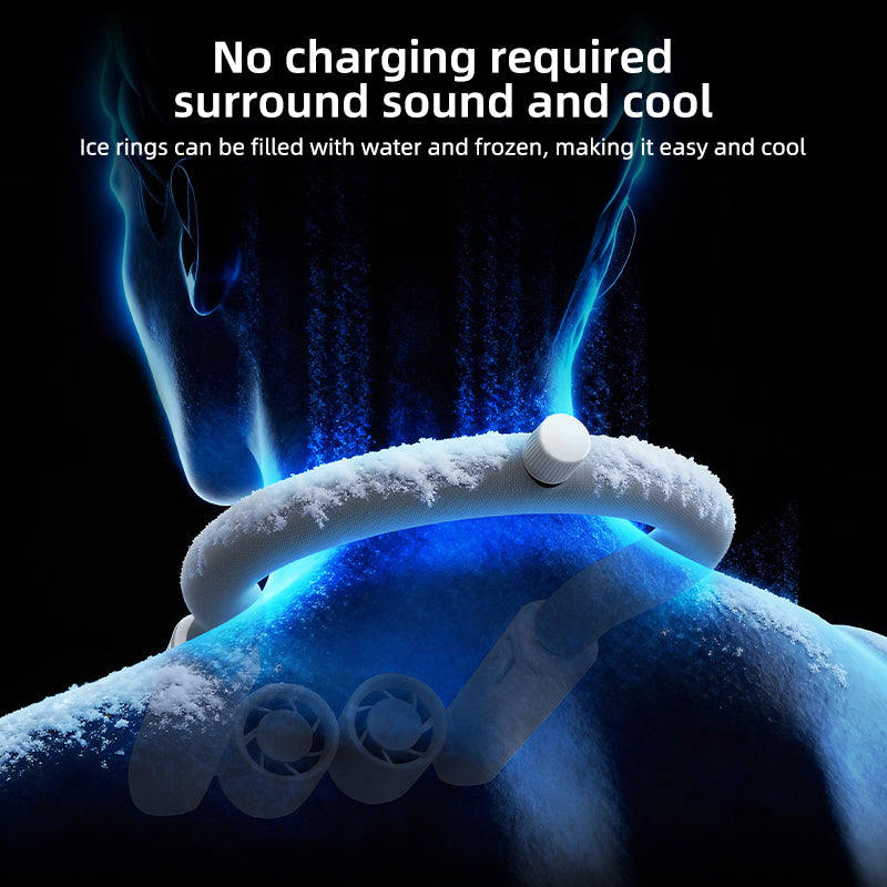 Outdoor F7  Ice Compress Neck Fan Portable Fan 15,000 RPM-6