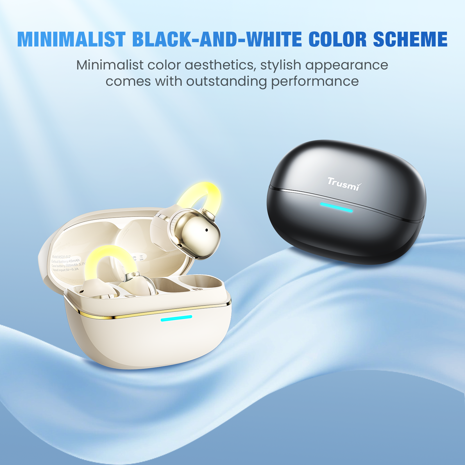 OWS Clip-on Illuminated Wireless Earphone-2