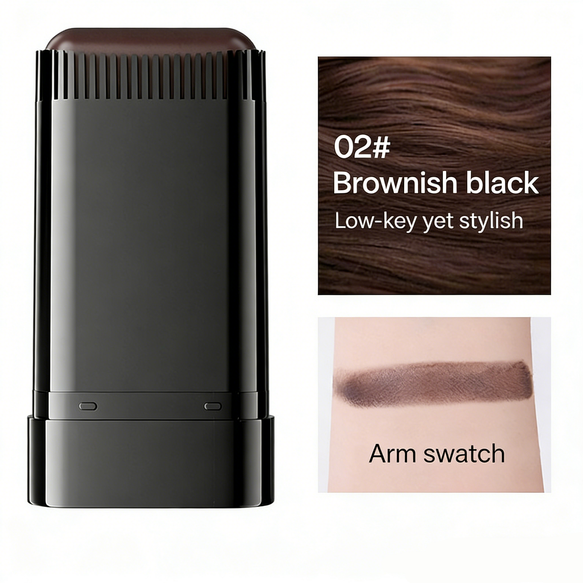 Touchup Pro Stick – Instant Grey Coverage & Natural Black Shine-8