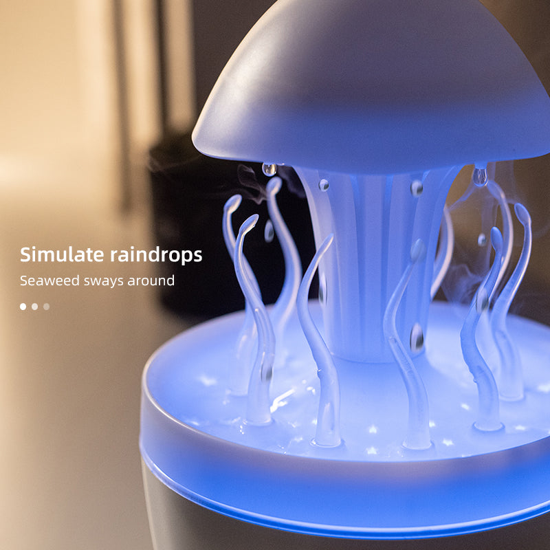 Home Smart Jellyfish Raindrop Aromatherapy Machine Livingroom Humidifier-2