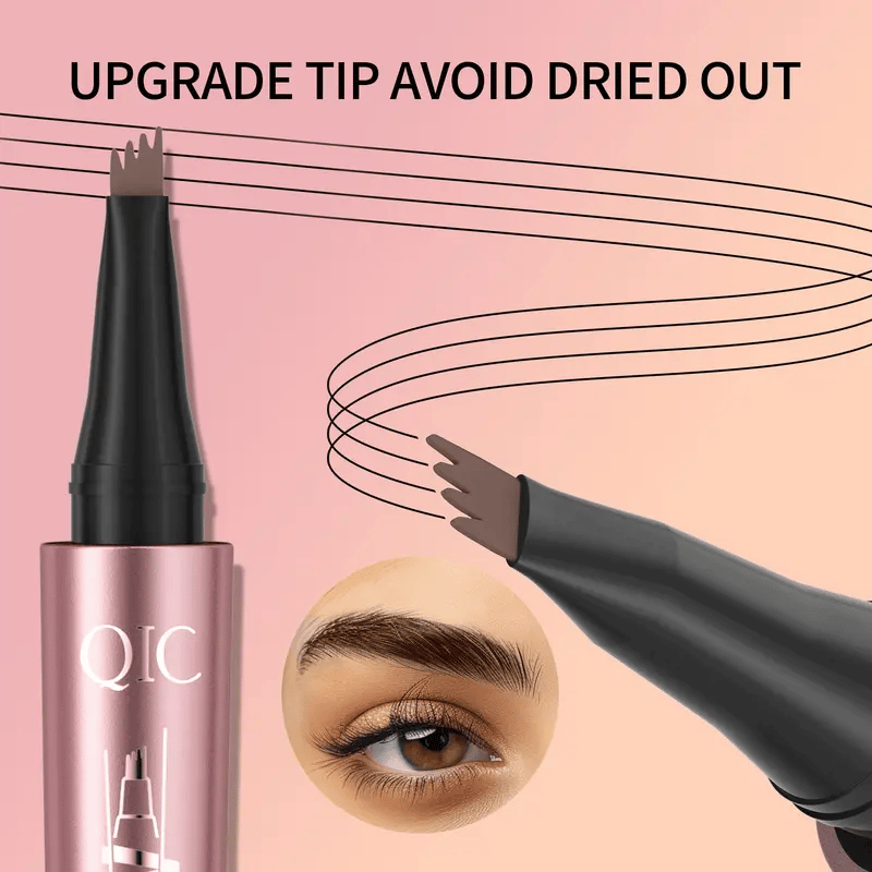 New Waterproof Micro-Fork Eyebrow Pencil, Long-Lasting Brow Pen for Natural Hair-Like Strokes-2