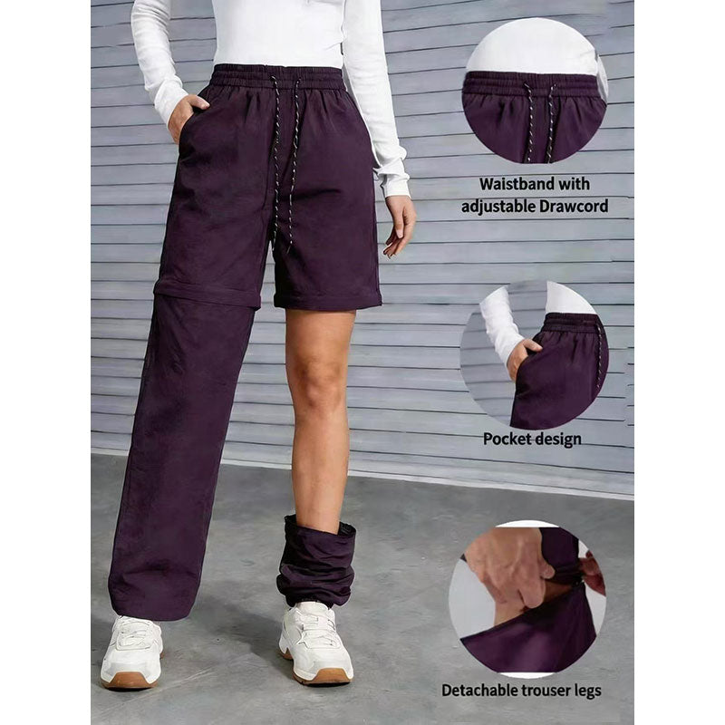 Women's Convertible Hiking Pants - Waterproof Quick-Dry Cargo Trousers with Zip-Off Legs for Camping, Fishing & Travel-5