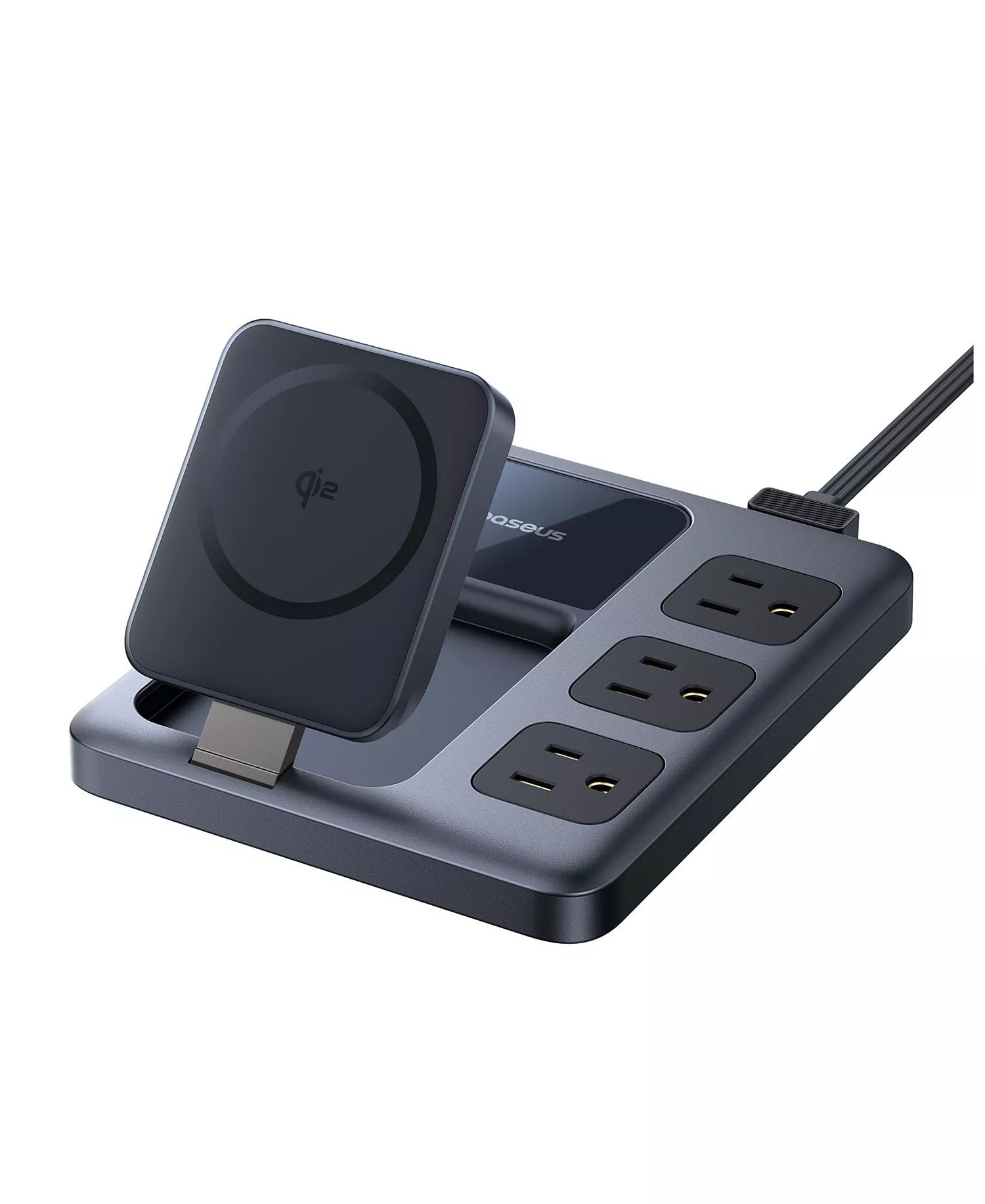 Baseus Nomos 8-in-1 Charging Station 67W, Qi2 Certified 15W Magnetic Wireless Charger with 3AC & 4USB-4
