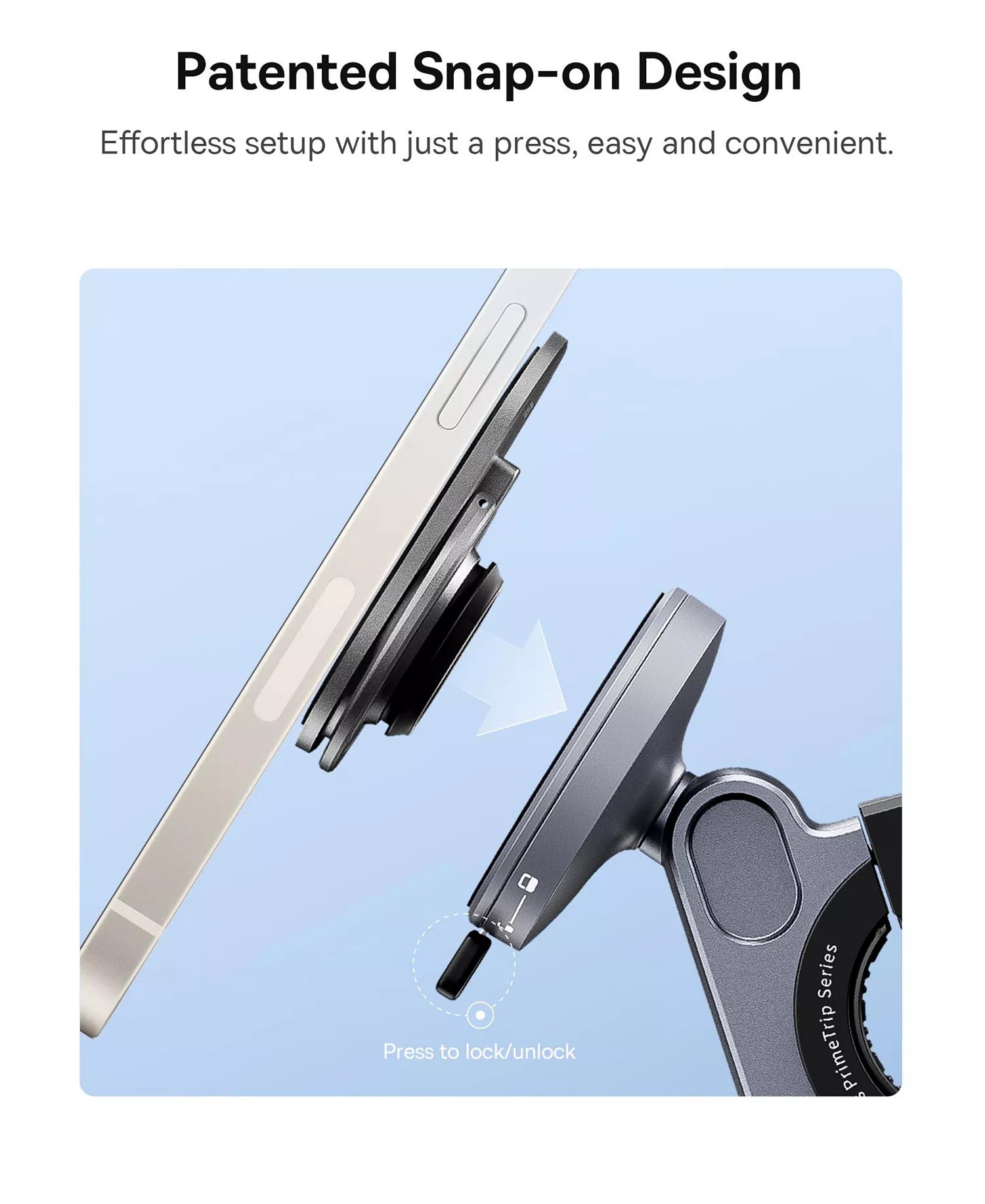 Baseus 2-in-1 Bike Phone Mount - Fixed Stick-On Handlebar Holder & Ring Stand - Zinc Alloy, Fits 20-35mm Bars - Black-6