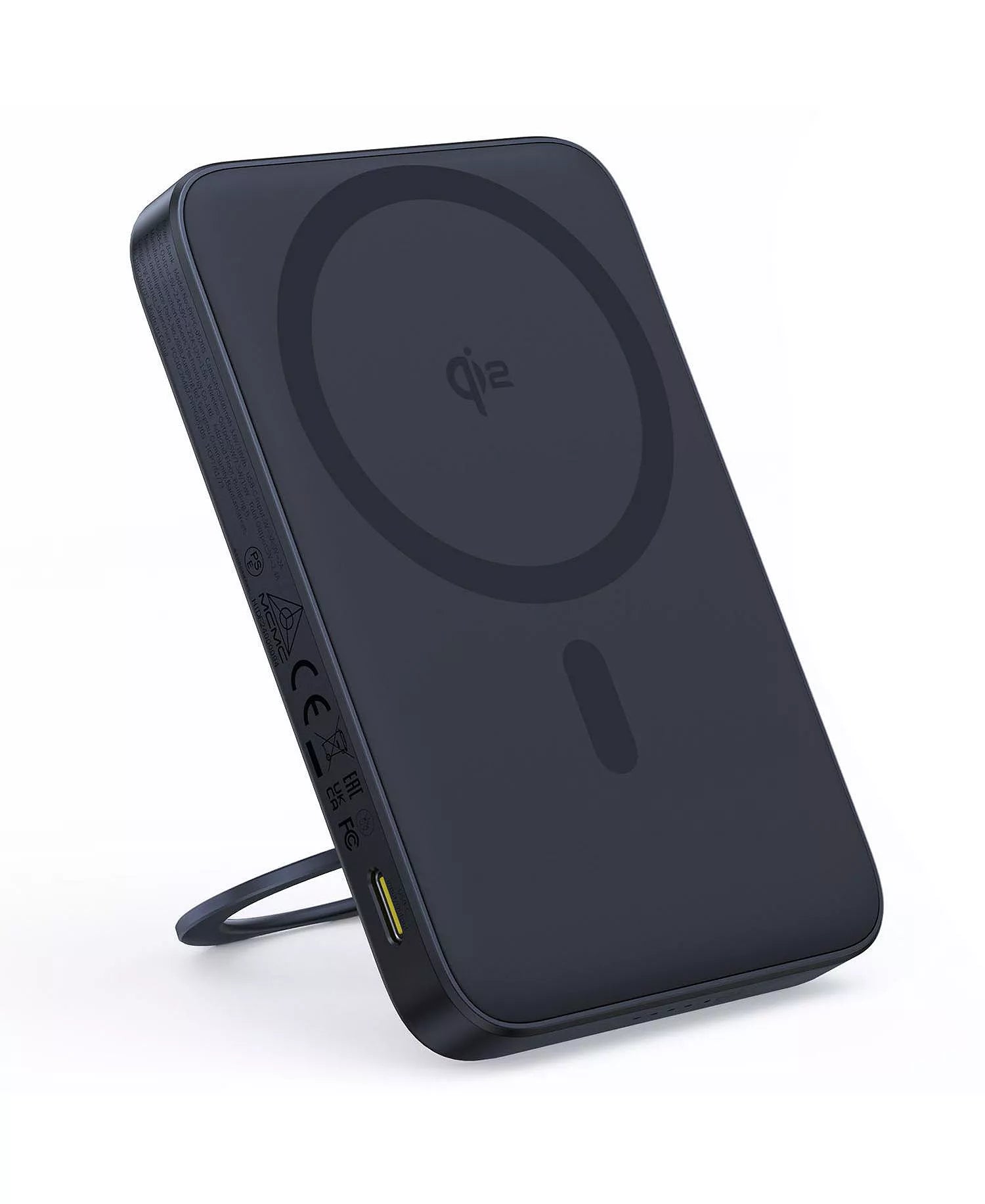 Baseus Qi2 Magnetic Power Bank 20W MagSafe Portable Charger 5000mAh Bracket Battery Pack with 360°Rotatable Ring Stand PicoGo-11