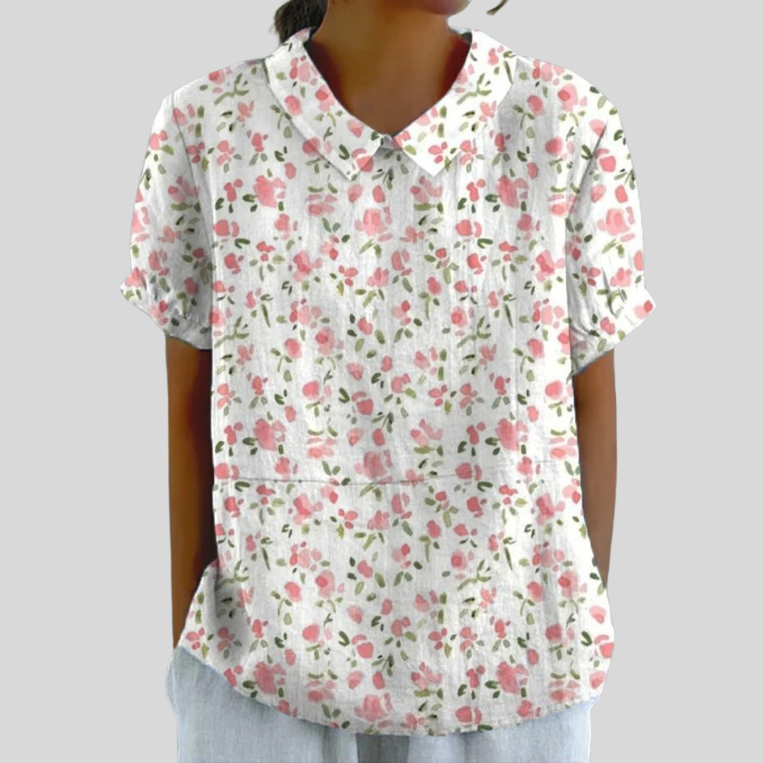 Crystal | Miniature Flowers Blouse-1