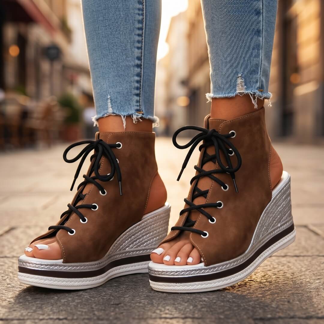 Ronnie | Wedge Sandals-2