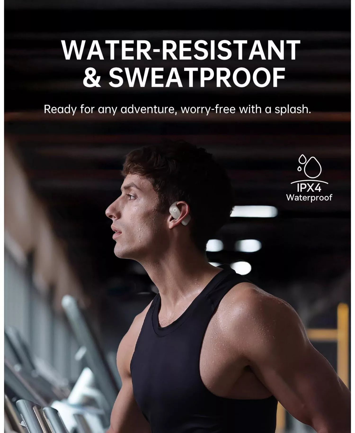 Baseus MF1 IPX4 Sweatproof, 60H Battery Life, Hi-Res LDAC Audio, Bluetooth 5.4 Open-Ear True Wireless Sport Earbuds-6