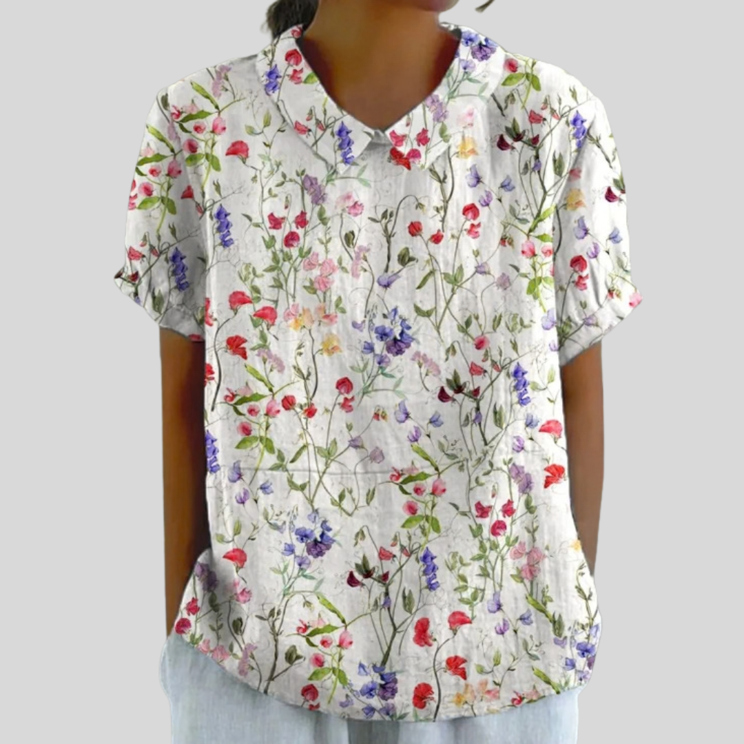 Madeleine | Lightweight Floral Blouse