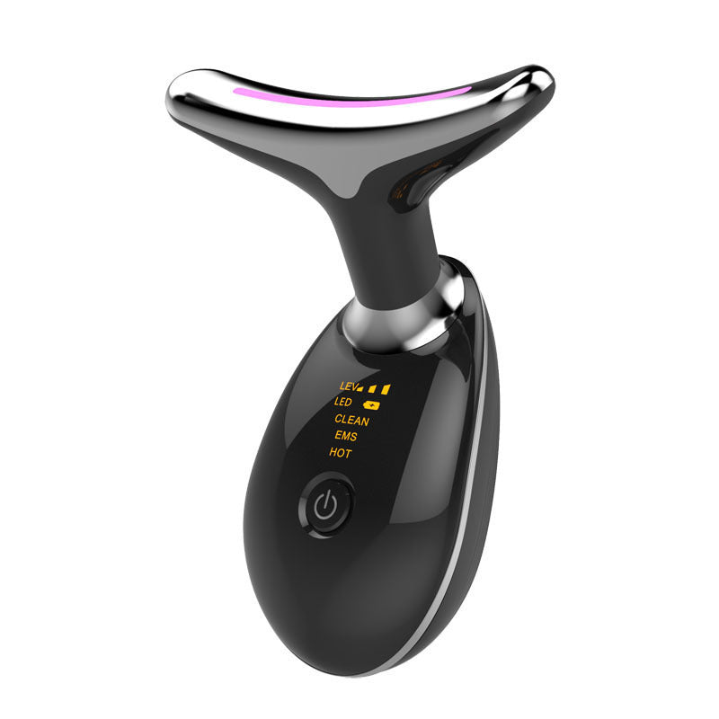 Neck Massager Beauty Device with 7-Color Light Therapy for Neck Wrinkle Care-5