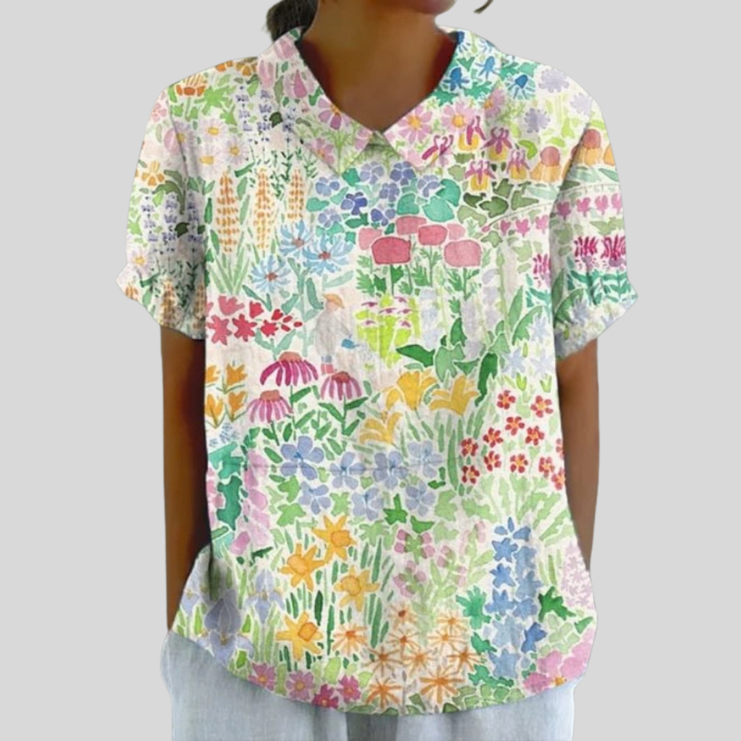 Winnie | Colorful Garden Blouse
