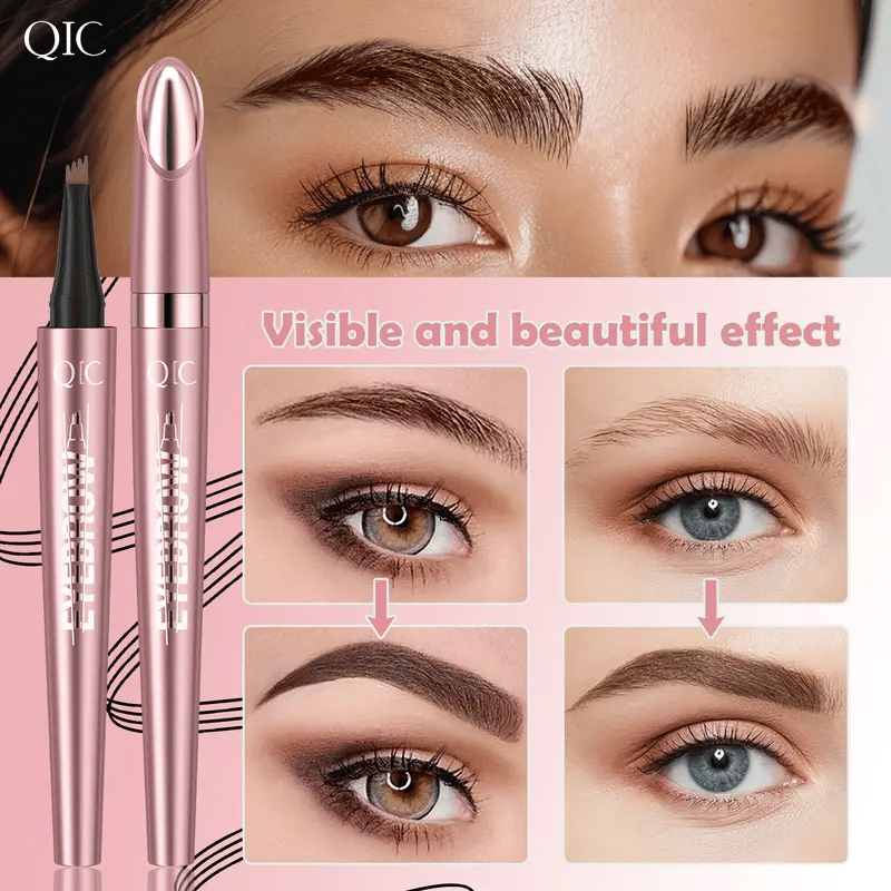 New Waterproof Micro-Fork Eyebrow Pencil, Long-Lasting Brow Pen for Natural Hair-Like Strokes-6