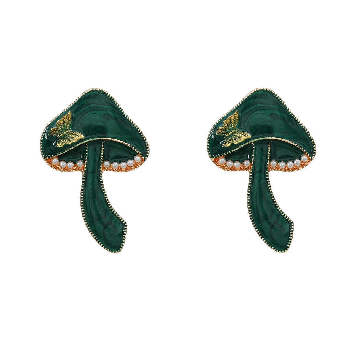 Female fashion niche mushroom earrings for earrings-1