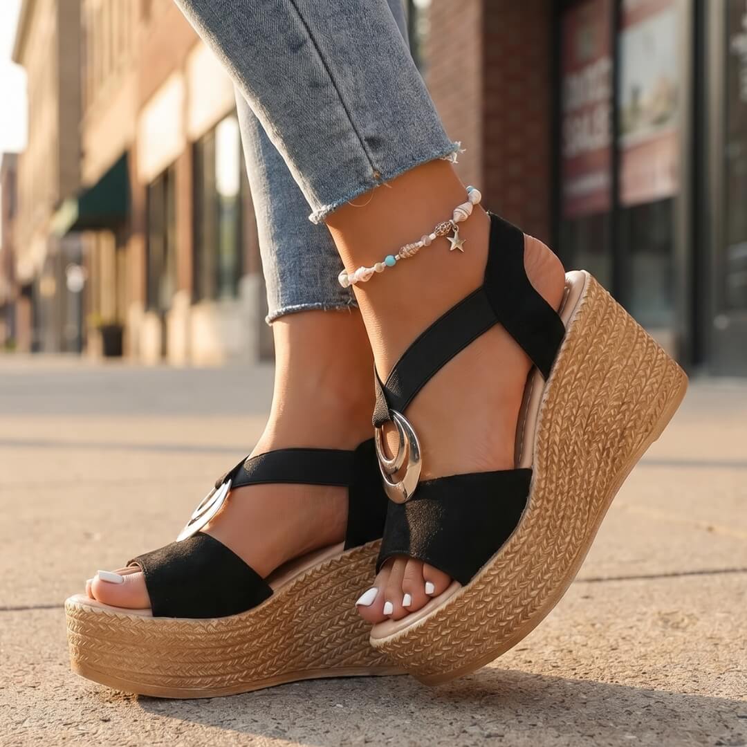 Maeva | Suede Sandals-6