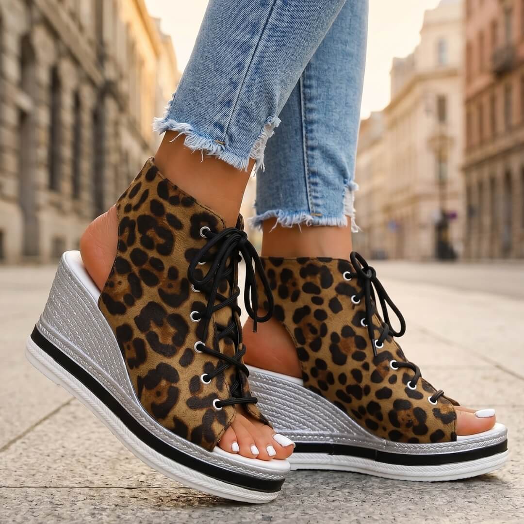 Ronnie | Wedge Sandals-5
