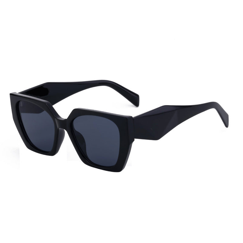 New Fashion Cat-eye Wide Temple Sunglasses for Women, High-end Ins Style, Full-frame UV Protection Sun Glasses-2