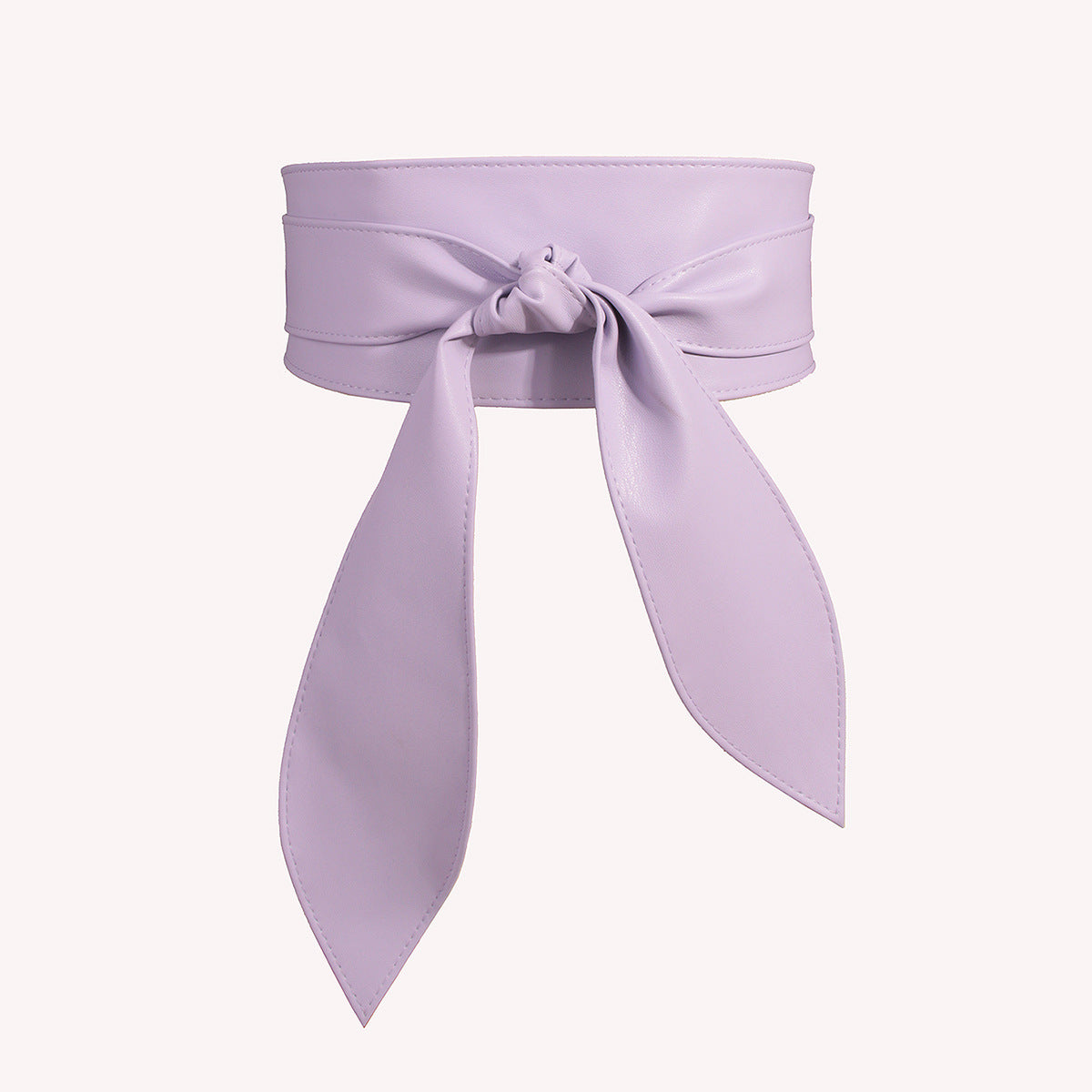 Women's Wide Waist Belt, Soft, Versatile, Elegant Bow Ribbon-7
