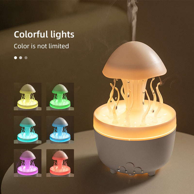 Home Smart Jellyfish Raindrop Aromatherapy Machine Livingroom Humidifier-3