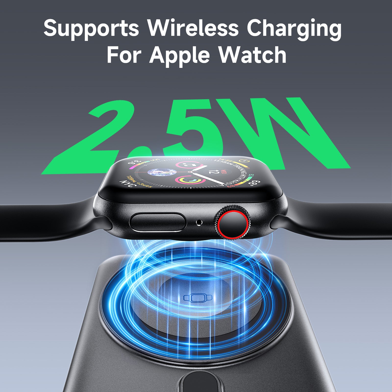 TRUSMI 10000mAh Magnetic Wireless Power Bank with C+L Cable & Kickstand 15W-7