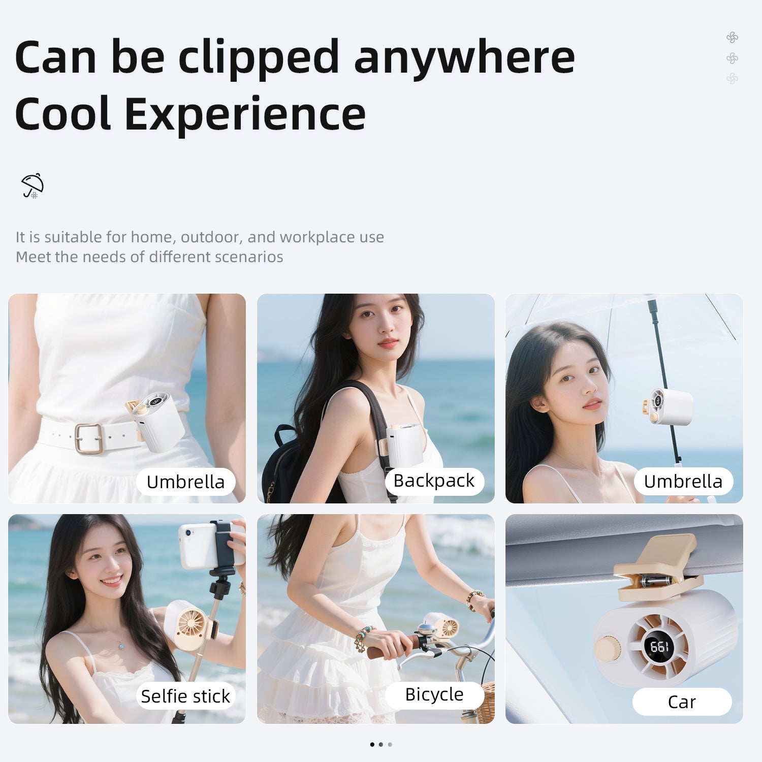 Mini Clip Fan High Speed Portable Fan for Outdoor-8