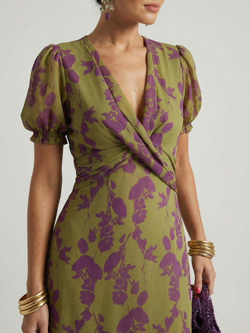 Virel | Relaxed Floral Midi Dress-3