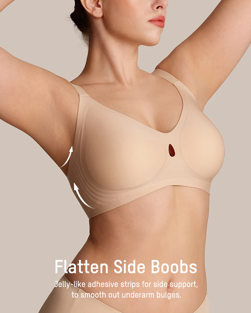 Invisible Jelly Lift Bra with Breathable Water Drop Hollow-4