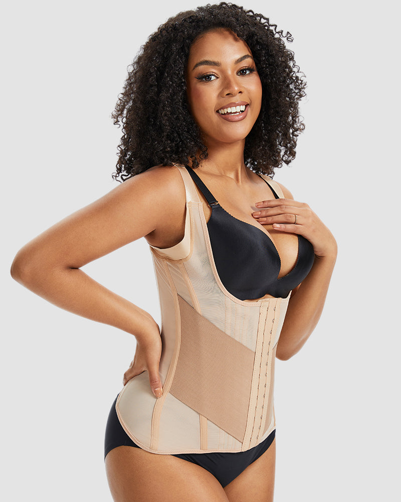 PowerMesh Double-Layer Waist Trainer Shapewear-11
