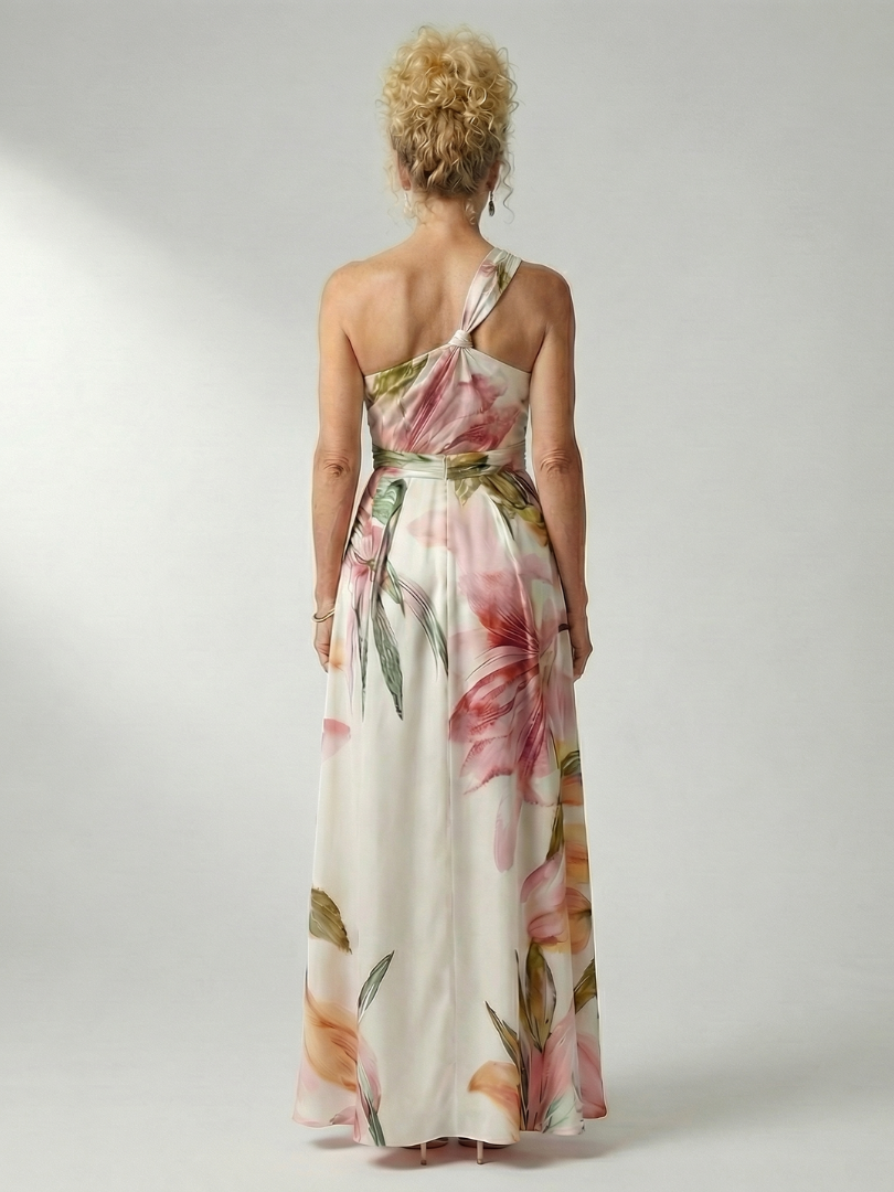 Amiel | Light Floral Maxi Dress-4