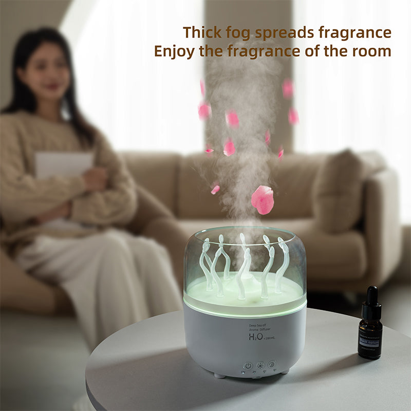 Home USB Deep Sea Elf Jellyfish Aromatherapy Machine Livingroom Humidifier-4