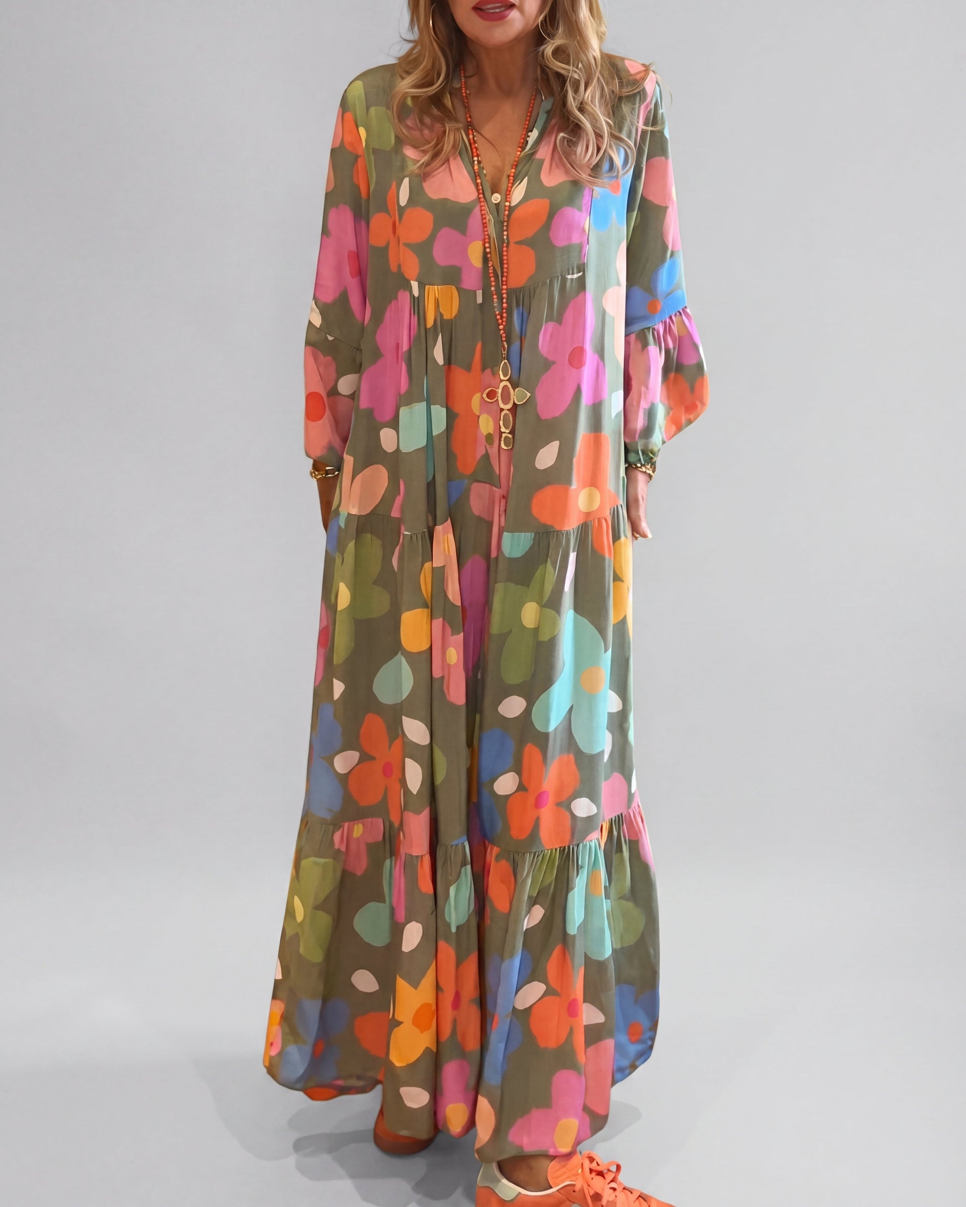 Yara | Relaxed Fit Maxi Dress-3