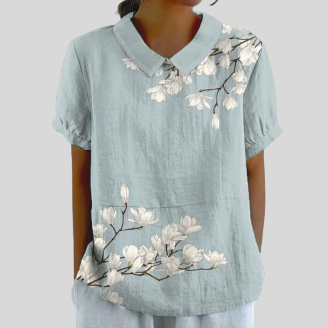 Antoinette | Placed Floral Blouse