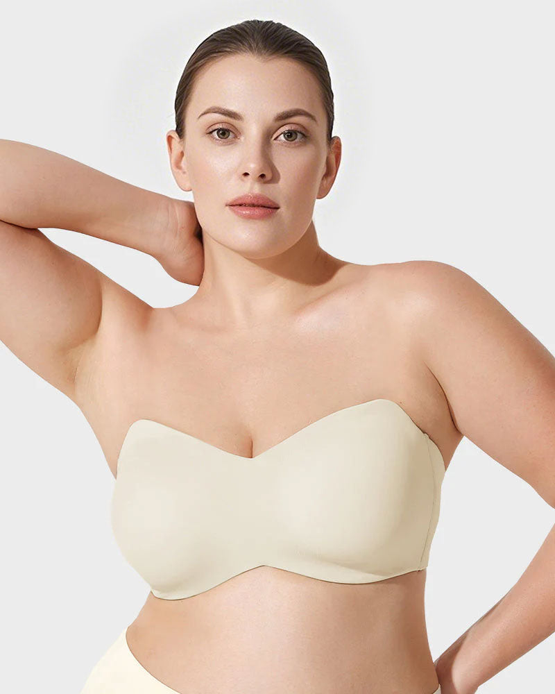 Full Support Non-Slip Convertible Bandeau Bra-1