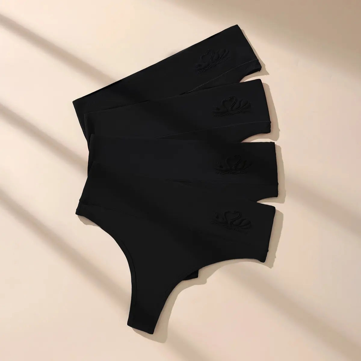 Women's High Waist Seamless Thongs, Tummy Control Lady Panty, Soft Stretchy Fabric No-Show T-Back Bikini Panties, Comfortable Fit Everyday Wear-11