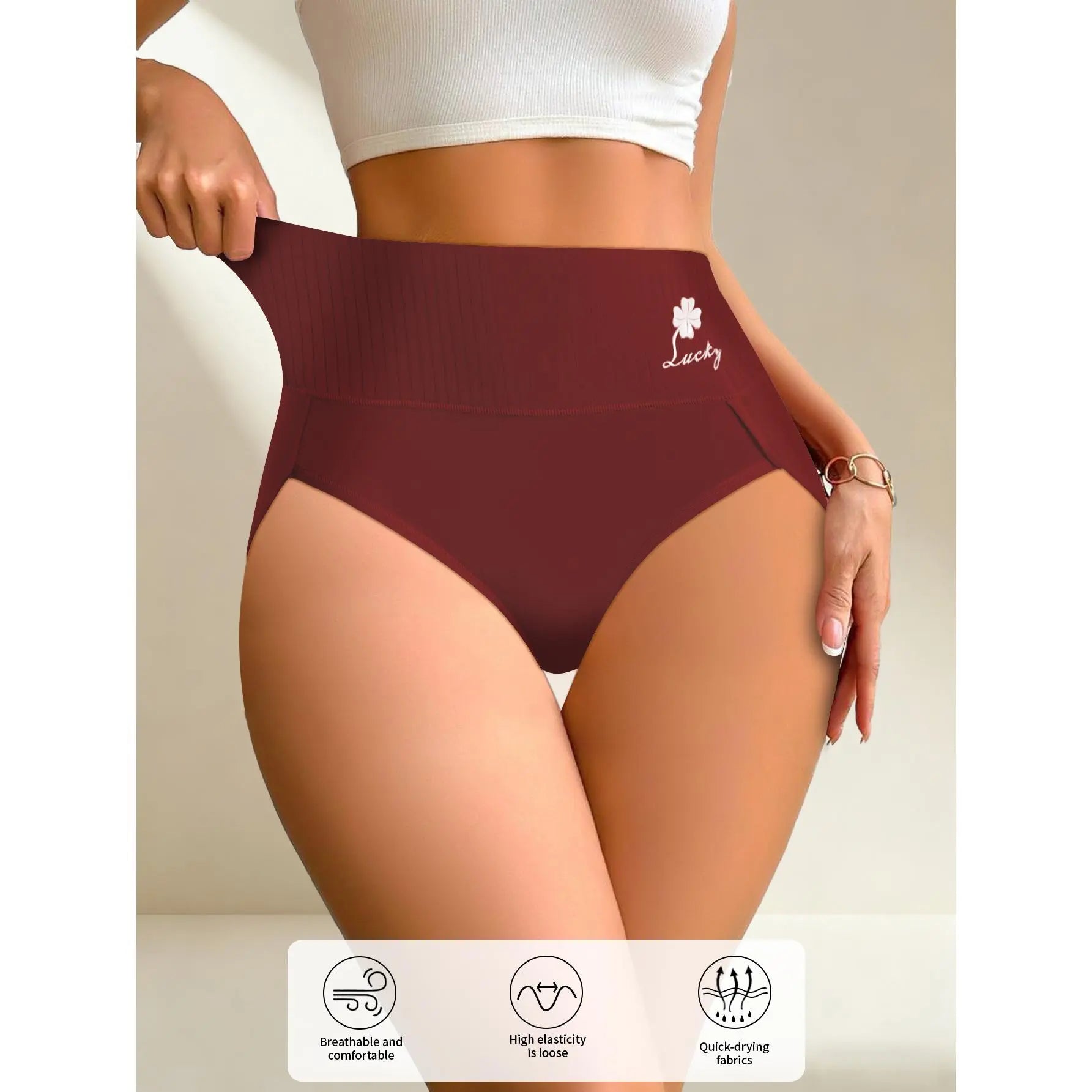 Breathable & Comfortable Women's Underwear, Must-Have for Daily Use-5/10 Pack-2