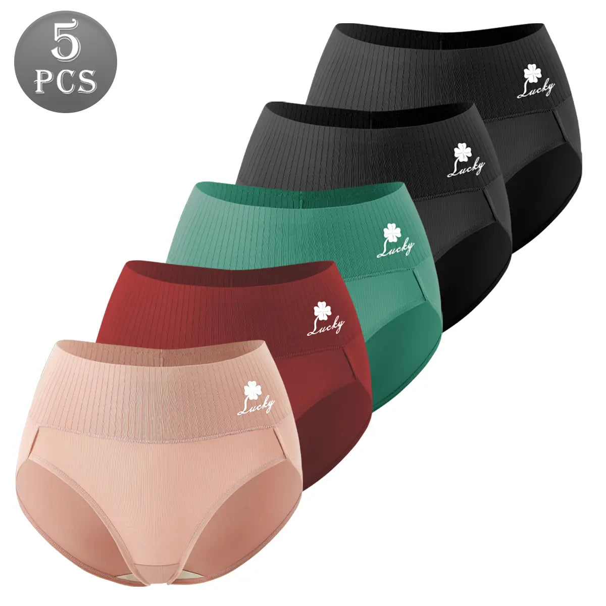Breathable & Comfortable Women's Underwear, Must-Have for Daily Use-5/10 Pack-1