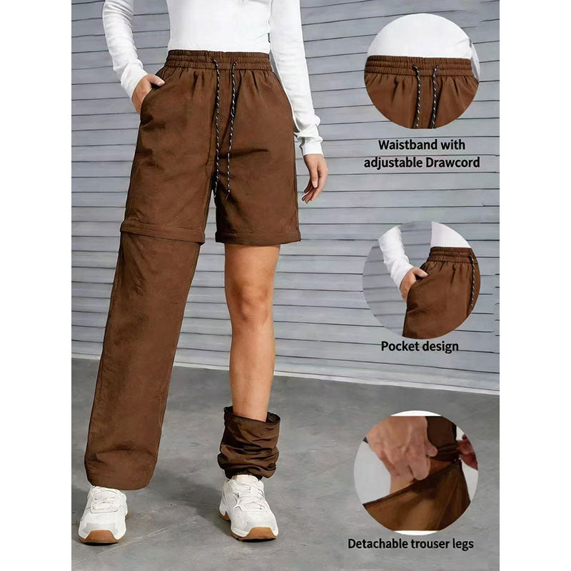 Women's Convertible Hiking Pants - Waterproof Quick-Dry Cargo Trousers with Zip-Off Legs for Camping, Fishing & Travel-4