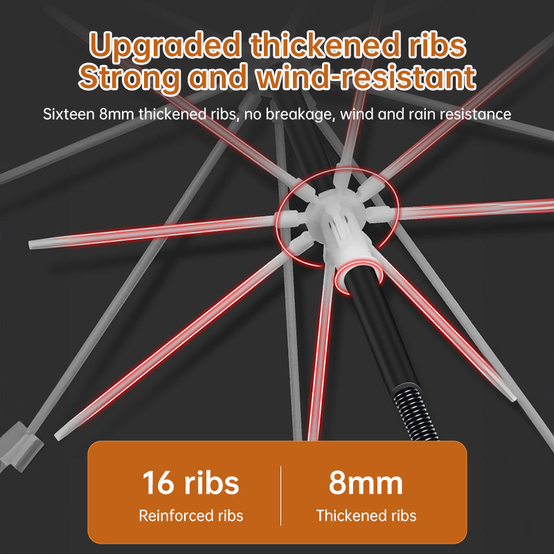 360° adjustable fishing sun umbrella: anti-UV, rainproof, portable large outdoor shade.-3