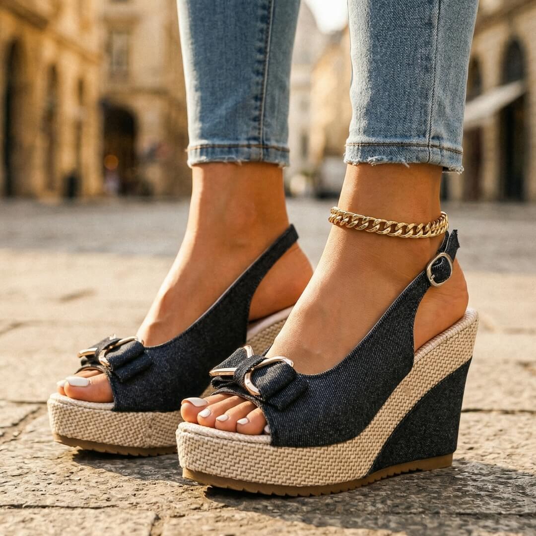Denora | Wedge Sandals-9