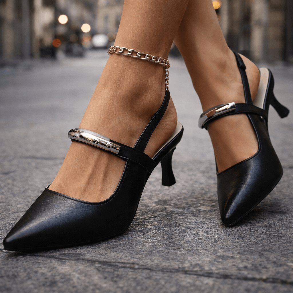 Mira | Buckle Heels-4