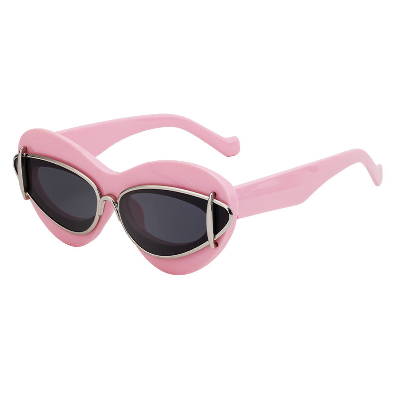 New  Fashion Cat-Eye Sunglasses for Women, Y2K Small Frame Sun Glasses, Trendy Driving Shades-6